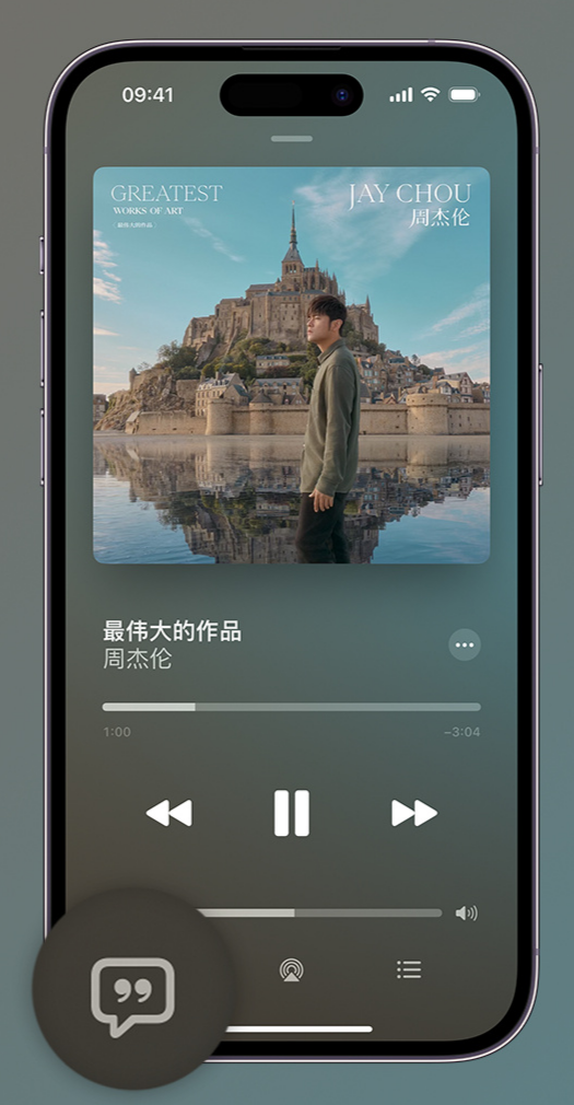 掇刀iphone维修分享如何在iPhone上使用Apple Music全新唱歌功能 