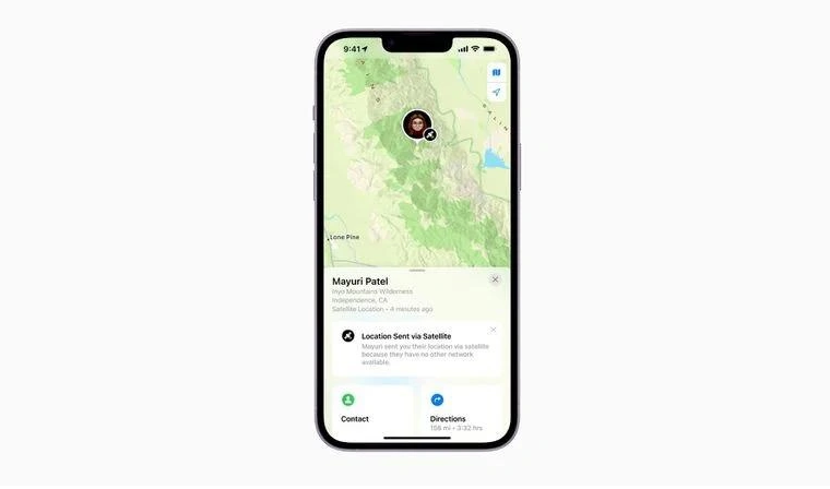 掇刀苹果14维修分享iPhone14系列中 FindMy功能通过卫星分享位置方法教程 