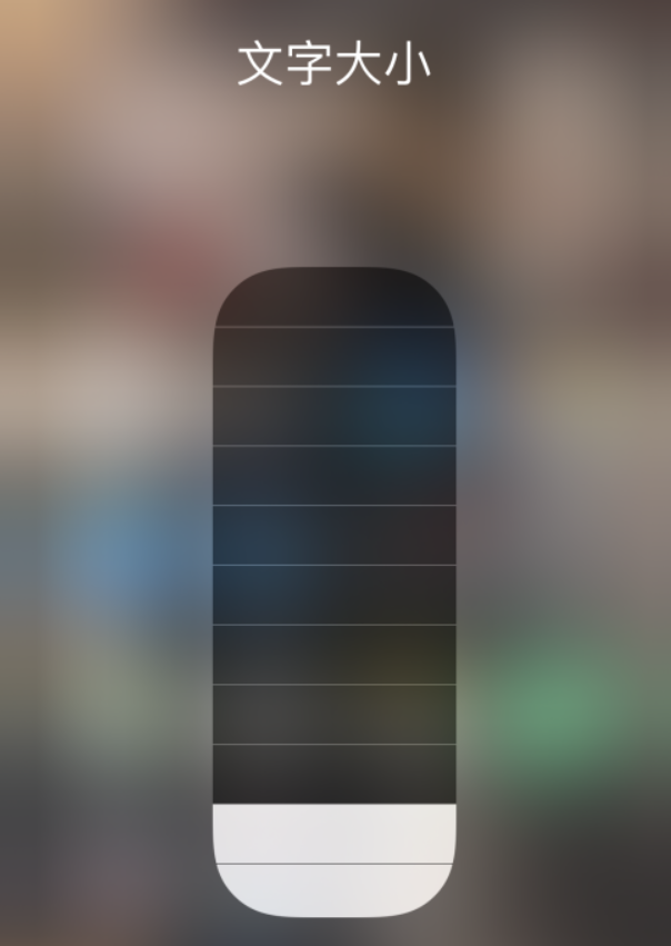 掇刀苹果手机维修分享小技巧：在 iPhone 控制中心快速调节字体大小 